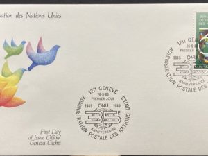 Aniversario Naciones Unidas, Sobre de Primer Dia