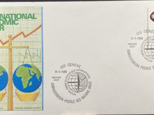 new economic order, un sobre primer dia