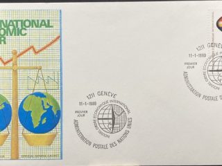 new economic order, un sobre primer dia