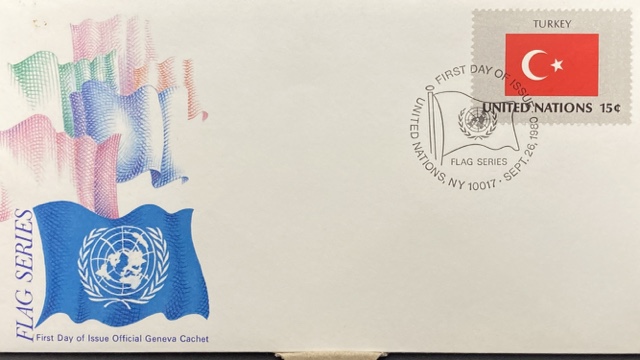 Bandera Turquia, FDC SPD