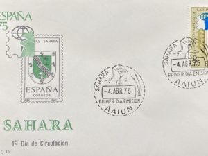 Exposicion Filatelia Sahara Sobre primer dia
