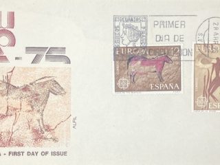 Sobre Primer Día España 1975 - Europa 75 - 2 Valores