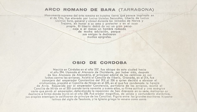 Sobre Primer Día España 1974 - Roma Hispania Arco Romano de Bara - Imagen 2