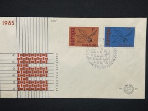 Europa 1985, sopbre primer dia, dos valores