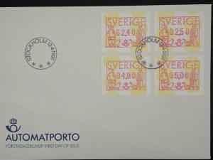 Automatporto, sello automatico Suecia 1991