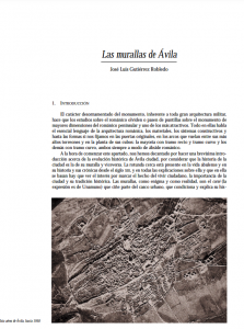 Murallas de avila pdf