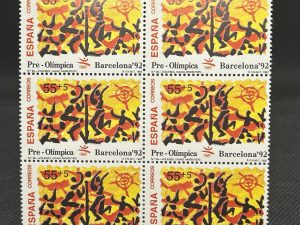 Barcelona 92 preolímpico- Voleybol en bloque de 6