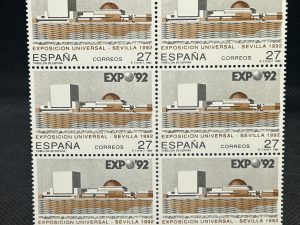 Pabellón de españa - Expo Sevilla 92 - Bloque de 6