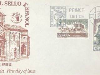 Sobre primer día - 125 Aniversario del sello español - 1974