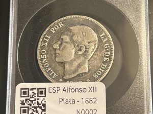 Moneda Alfonso XII 1882