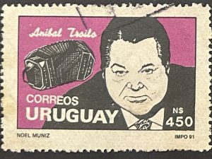Sello Uruguay 1992 - Aníbal Troilo - 450 N$