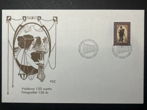 Sobre Primer Día Finlandia 1989 - 150 años de la fotografía