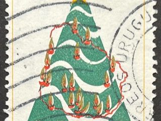 Sello Uruguay 1984 - Navidad 84 - 6 N$ usado