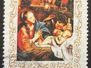 Sello Uruguay 1990 - Navidad 90 - 170$ usado