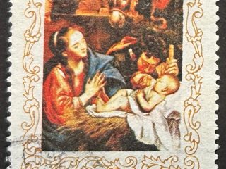 Sello Uruguay 1990 - Navidad 90 - 170$ usado