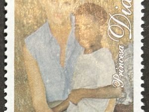 Sello Uruguay 1998 - Princesa Diana - 2$ + 1$