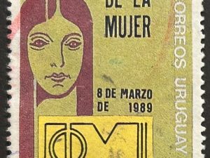 Sello Uruguay 1989 - Día Internacional de la Mujer- 70 N$ usado