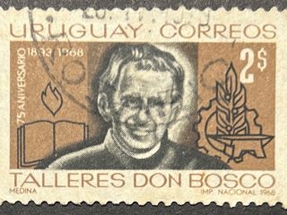 Sello Uruguay 1968 - Talleres Don Bosco - 2$ usado