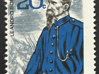 Sello Uruguay 1966 - Leandro Gómez -20c. nuevo