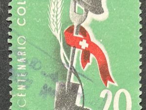 Sello Uruguay 1962 - Centenario de Colonia Suiza - 20$ usado