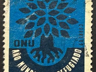 Sello Uruguay 1960 - Año del Refugiado - 10 c. Usado