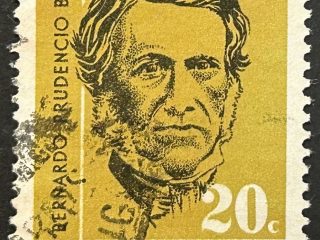 Sello Uruguay 1962 - Bernardo Berro - 20c Usado