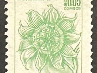 Sello Uruguay - Flor de Mburucuya - 0,05N$