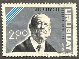 Sello Uruguay - Luis Alberto de Herrera - 2$