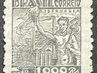 Sello Brasil - Industria Siderurgia - 1000 Rs Gris, Usado