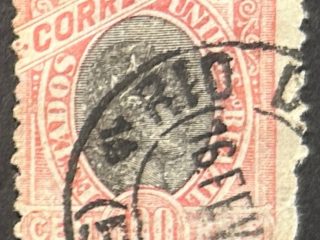 Sello Brasil 1897- República - 100 Rais