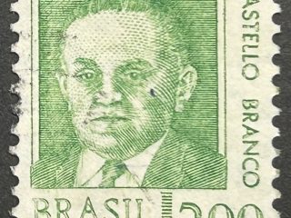 Sello Brasil 1968 - Castello Branco - 2,00 Verde Usado