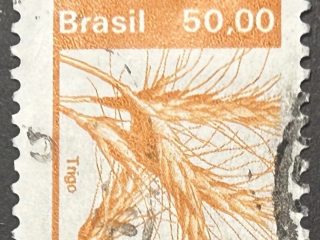 Sello Brasil 1982 - Trigo - 50 Cr$ Naranja Usado