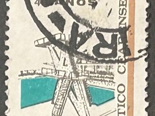 Sello Brasil 1969 - Náutico Atlético - 30 Cts. usado