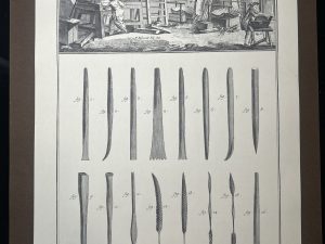 Lámina Facsímil Enciclopedia Diderot - España 2003 - 39 x 26 cm - Sculpture I