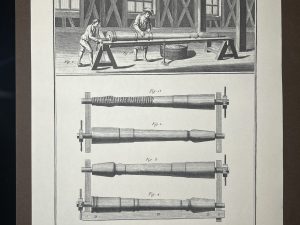 Lámina Facsímil Enciclopedia Diderot - España 2003 - 39 x 26 cm - Fonderie des Cannons
