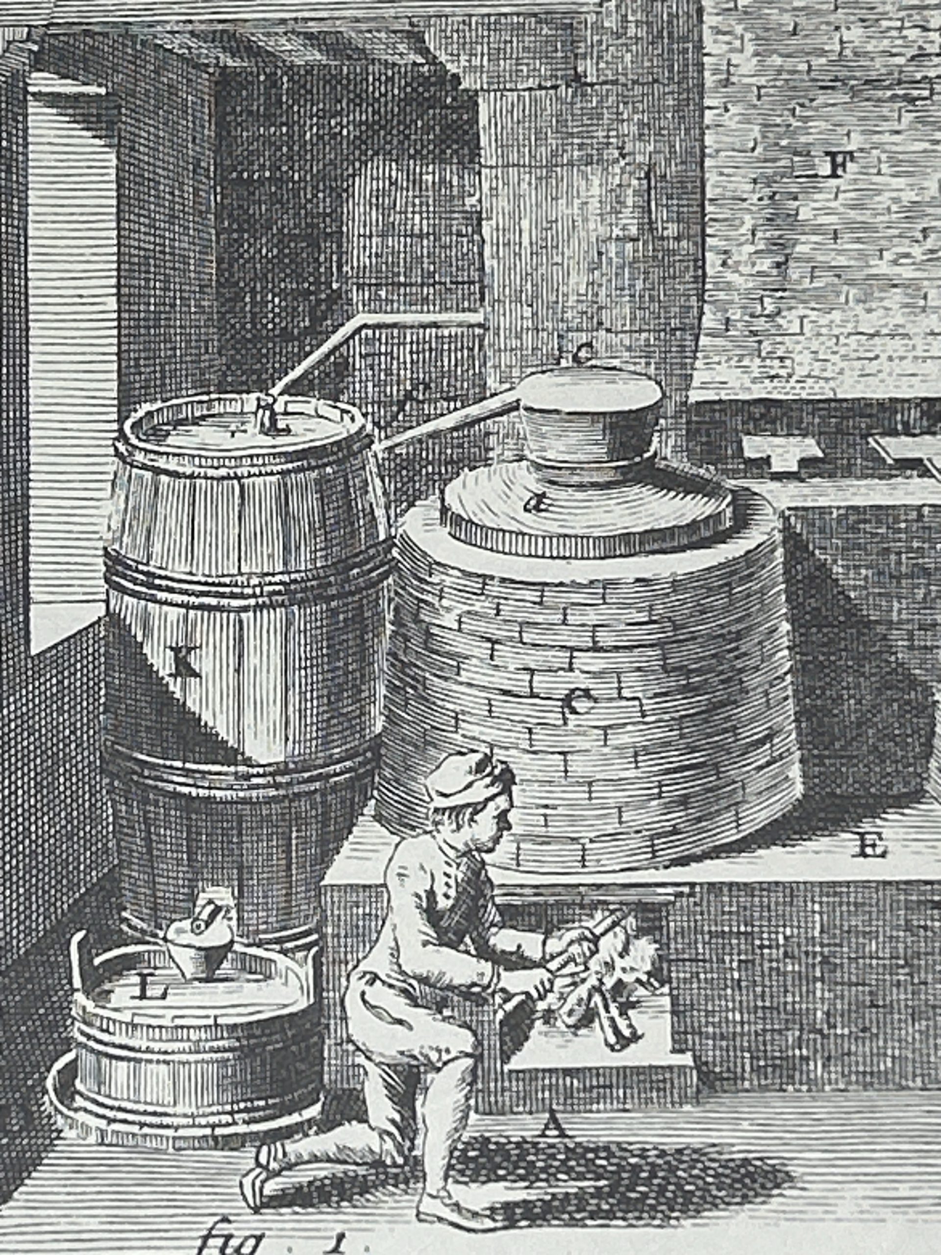 Lámina Facsímil Enciclopedia Diderot - España 2003 - 39 x 26 cm - Distillateur - Image 2