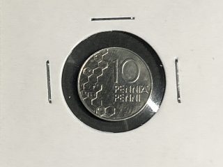 Moneda Finlandia - 10 penniä - 1990