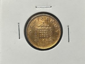 Moneda Reino Unido - 1 nuevo penique - 1979