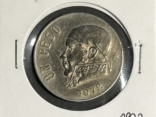 Moneda México - 1 peso - 1972