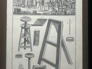 Lámina Facsímil Enciclopedia Diderot - España 2003 - 39 x 26 cm - Sculpture A