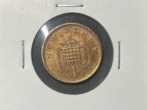 Moneda Reino Unido - 1 nuevo penique - 1979