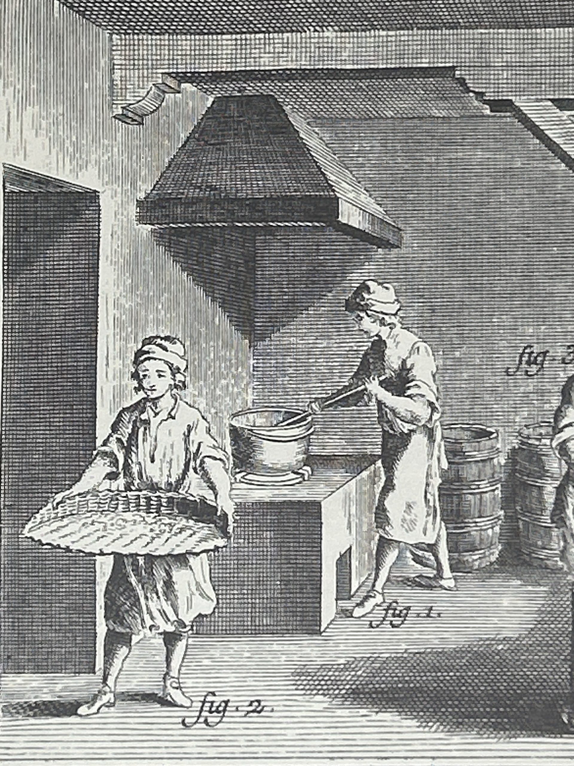 Lámina Facsímil Enciclopedia Diderot - España 2003 - 39 x 26 cm - Confiseur - Image 2