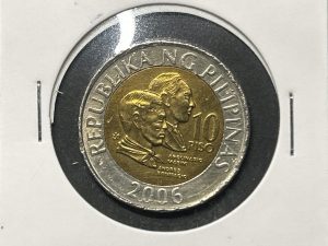 Moneda Filipinas - 10 pesos - 2006