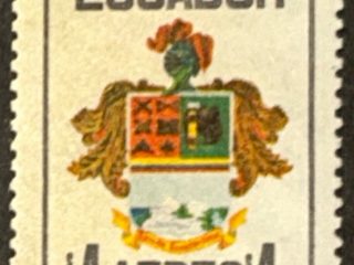 Sello Ecuador 1972 - Escudo Aéreo - 4