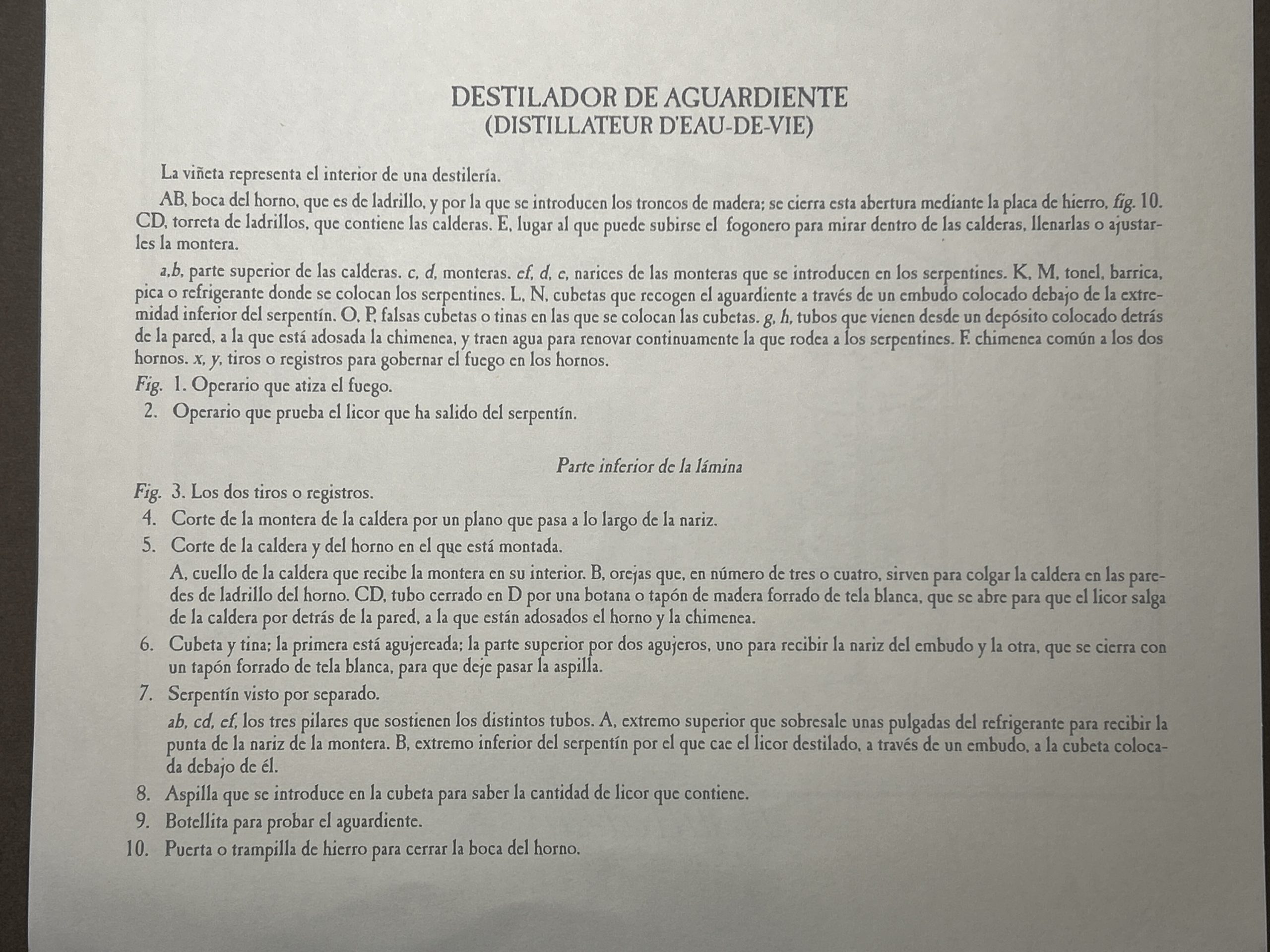 Lámina Facsímil Enciclopedia Diderot - España 2003 - 39 x 26 cm - Distillateur - Image 3