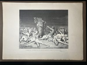 GRABADO DE GUSTAVO DORÉ DE 1900 MIDE 40 X 28cm. - Y añadió el…- Infierno C VI