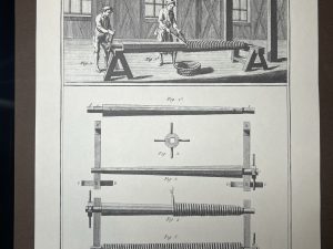 Lámina Facsímil Enciclopedia Diderot - España 2003 - 39 x 26 cm - Fonderie des Cannons