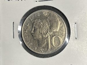 Moneda Austria - 10 chelines - 1974