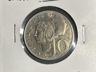 Moneda Austria - 10 chelines - 1974