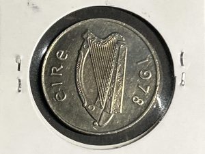 Moneda Irlanda - 10 peniques - 1978